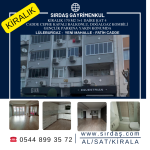 KİRALIK 170 M2 3+1 DAİRE LÜLEBURGAZ YENİ MH. FATİH CD.