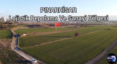 SATILIK 16638 M2 TARLA PINARHİSAR SANAYİ BÖLGESİNDE