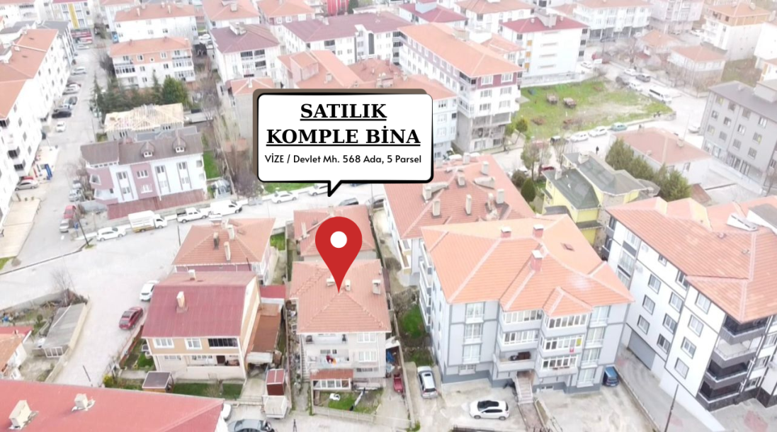 SATILIK KOMPLE BİNA VİZE-Devlet Mah.-1