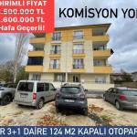 SATILIK SIFIR FIRSAT DAİRE 124 M2 3+1 KAPALI BALKONLU FİYAT 1 HAFTA GEÇERLİ KOMİSYON YOK İLK GELEN ALIR!