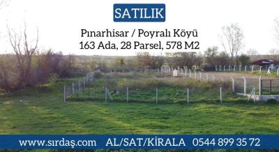 Sırdaş Gayrimenkul den Poyralı da Satılık 578 M2 Tarla