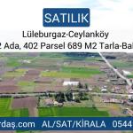 Sırdaş Gayrimenkulden Lüleburgaz Ceylanköyde Satılık Tarla 684M2